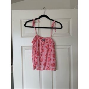 Red AERIE loose tank